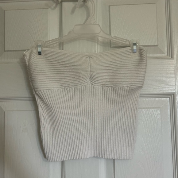 LA hearts white tube top size M - Picture 3 of 4